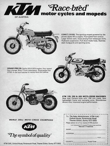 1975 ktm comet cross - 1975,