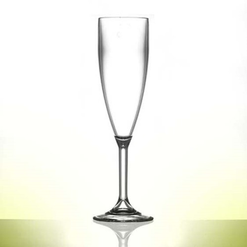 Plastic black champagne flutes - black,