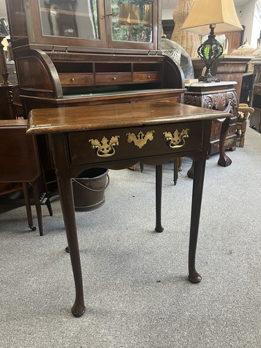Georgian oak writing desk side - georgian,