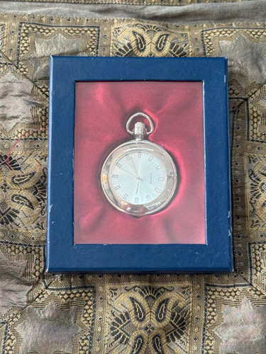 Quartz pocket watch silver - quartz, (silver