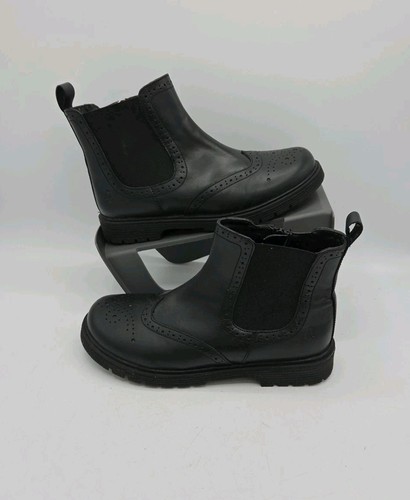 Ladies black leather hush - black,