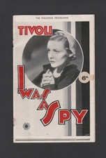 MADELEINECARROLL CONRAD VEIDT 'I Was a Spy' "The Tivoli Magazine Program"  1933