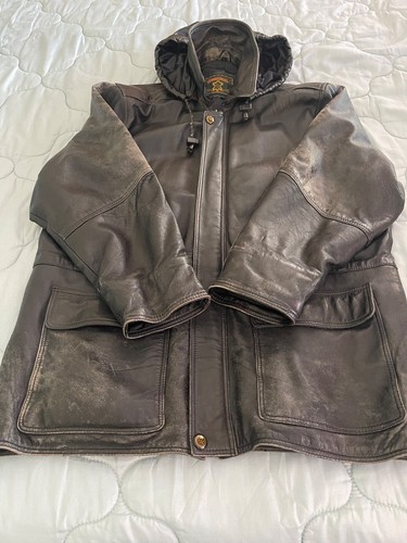 Vintage black leather ladies
