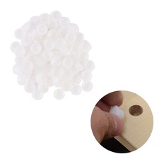  50 PCS Kitchen Cupboard Hinges Hinged Screw Cover Caps Door Decorative