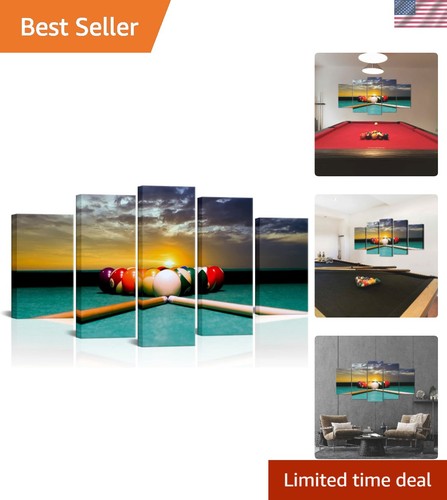 Piece billiard balls canvas - 5-piece,