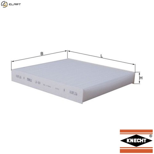 Filter cabin air - filter, for