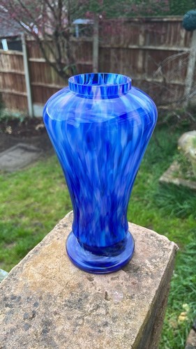 Blue white lilac vintage - white,