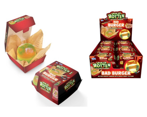 Spoiled rotten burger squishy - rotten,