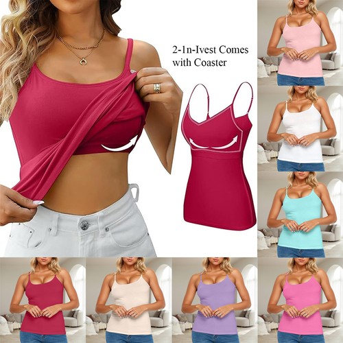 Ladies camisole with built - ladies,