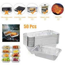 50Pcs Aluminum Disposable Foil