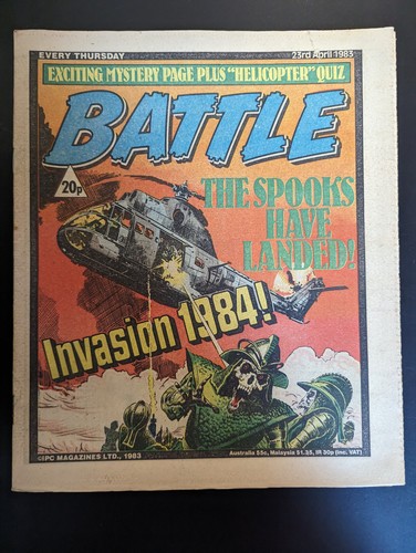 Battle comic 23rd - 23rd, 1983