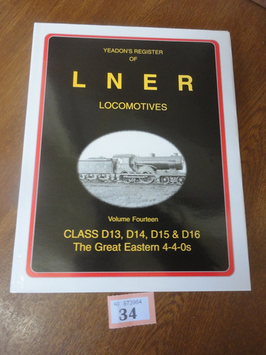 Yeadons register lner - register, of