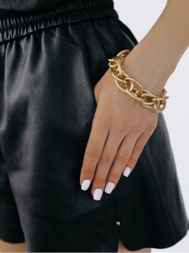 Women chunky gold silver - chunky,