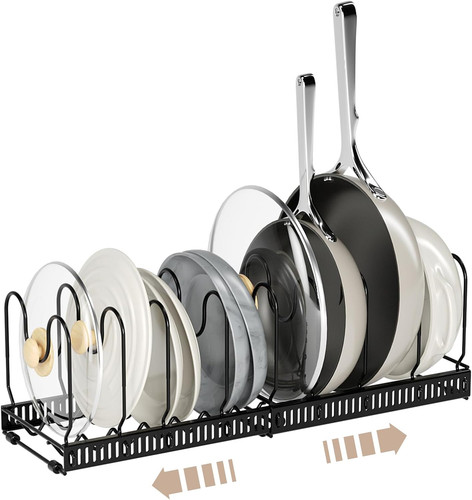 Adjustable kitchen rack pan - adjustable,