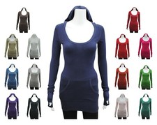 P.C Womens Hooded Thumb Hole