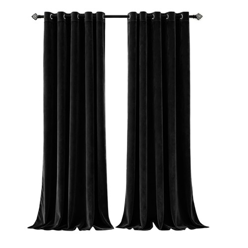 Velvet blackout curtains 90x90 - velvet,