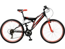 Boss Venom Mens 21-Speed Mountain Bike - Black/Orange - Medium (Scratched) B+