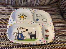 Maisy Mouse Four Compartment Plate Petit Jour Paris Melamine RARE