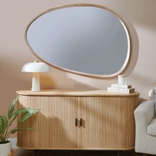 Natural Wood Organic Mirror