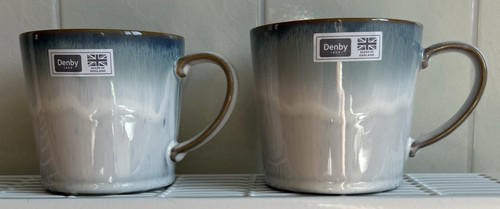 Denby azure haze - mugs,