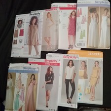 Simplicity Sewing Pattern Bundle of 8-inc 2 Evening / Bridal Gowns (4143, 4270)