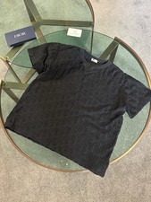 Black Dior Towel Tee Size S