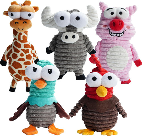 Pcs squeaky dog toys with - 5,