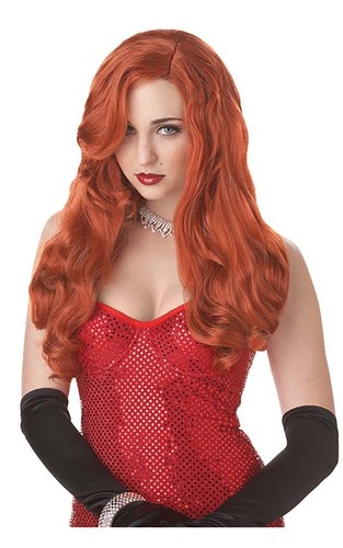 Jessica rabbit long - jessica, red