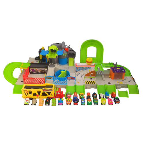 Trash wheels sewer playset - trash,