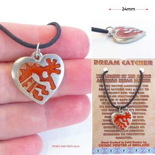 Kokopelli heart pendant - heart,