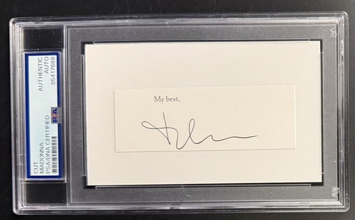 Madonna signed autograph - madonna,
