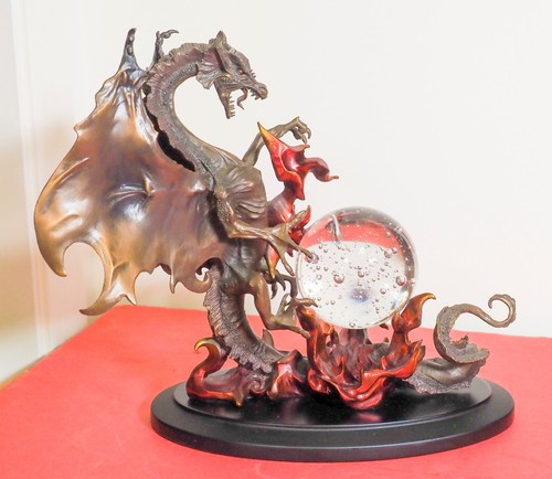 Franklin mint bronze dragon - franklin,