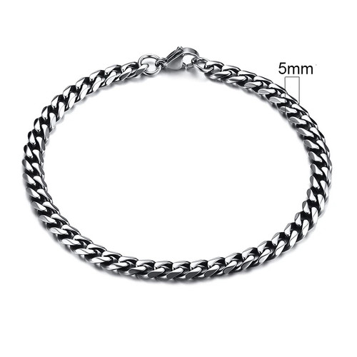 Stainless steel miami cuban - stainless,