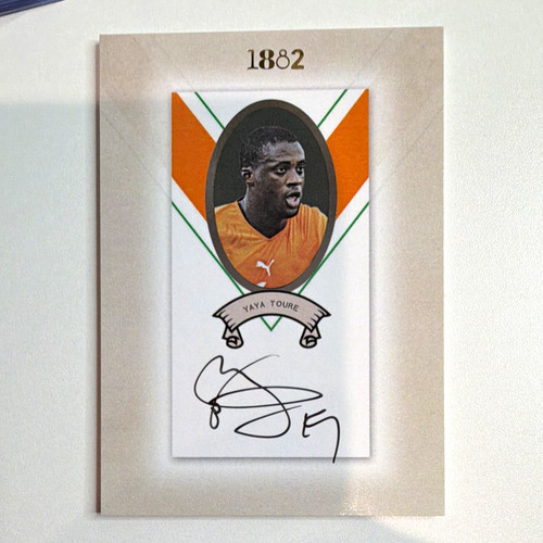 Futera 1882 card auto yaya - on,