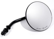 Mini Motorcycle Mirror Black for Harley-Davidson Chopper with ECE Approval