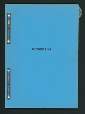 Honda CB750 Four K7 F2 SOHC (77-79) Official Factory Shop Manual CB 750 K F FP02