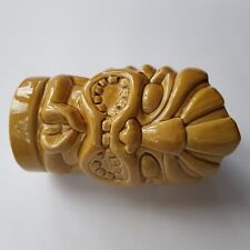 Tiki ceramic glazed vase