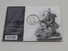 Royal Mail Sealed 2013 Silver £20 Coin. A timeless First. George and the Dragon