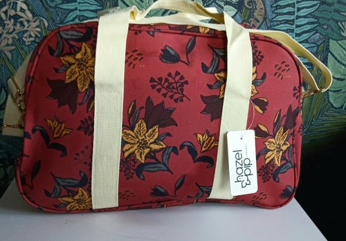 Oilcloth weekend bag - oilcloth, hazel