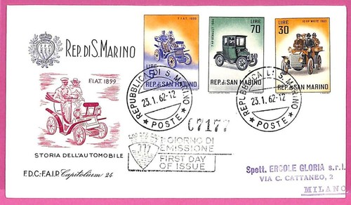 Am0671 san marino postal - -,