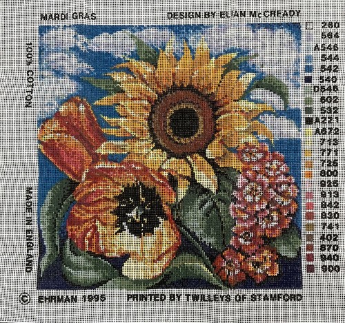 Ehrman mardi gras needlepoint - ehrman,