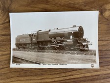 Railway postcard real - postcard.,