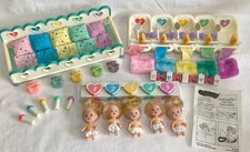 Vintage 'Quints Baby Dolls' Potty Time Drink & Wet Potty, Bed & Bath Sets! *FAB!