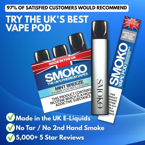 Smoko vape pod starter kit - vape,