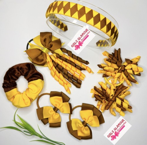Items bundle yellow brown - 7,