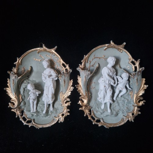 Beautiful pair antique sage - pair,
