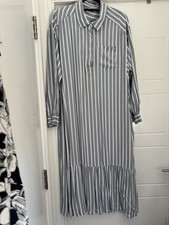 Masai Long Striped Shirt Dress