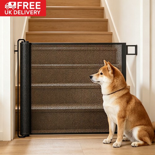 Retractable pet dog gate - dog,