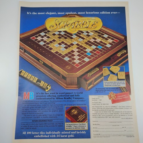 Franklin mint scrabble - franklin, 24