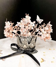 Rose Gold tiara with